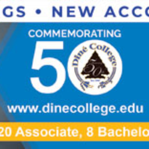 Diné College 50th Anniversary Celebration Billboard - 2018