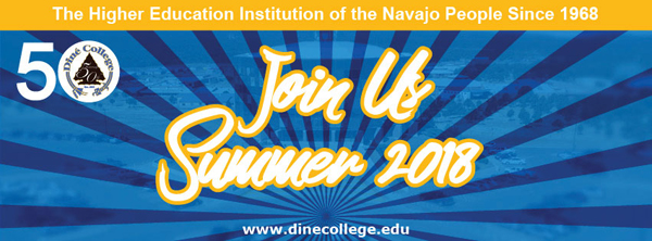 Diné College Recruitment - Facebook Cover Summer 2018 Advertisement