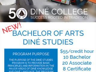 Diné College Recruitment - Facebook Post Fall 2018 Advertisement