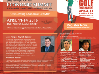 Diné Media Group - Navajo Nation Economic Summit - Navajo Times Half-page Ad