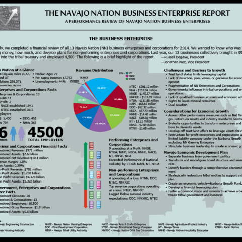 Diné Media Group - Navajo Nation Business Enterprises - Navajo Times Half-page Ad