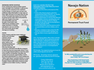 Diné Media Group - Permanent Trust Fund Brochure Outside
