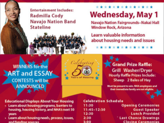 Navajo Housing Authority - 50th Anniversary Celebration Poster