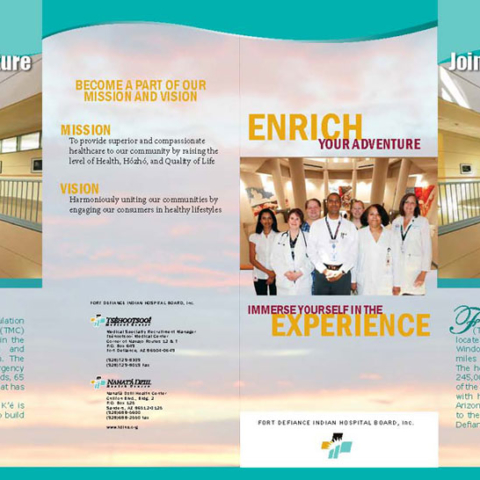 Tséhootsooí Medical Center - Recruitment Brochure Outside